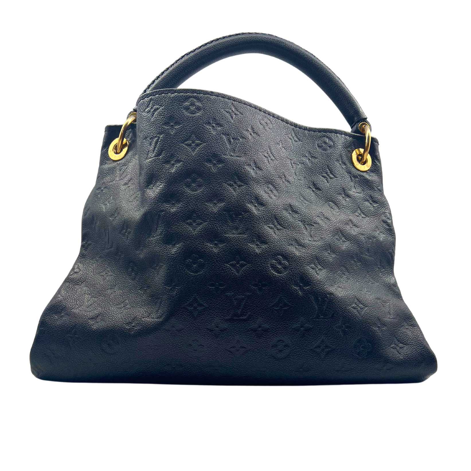 Louis Vuitton Artsy MM Enpreinte Leder schwarz Second-Hand
