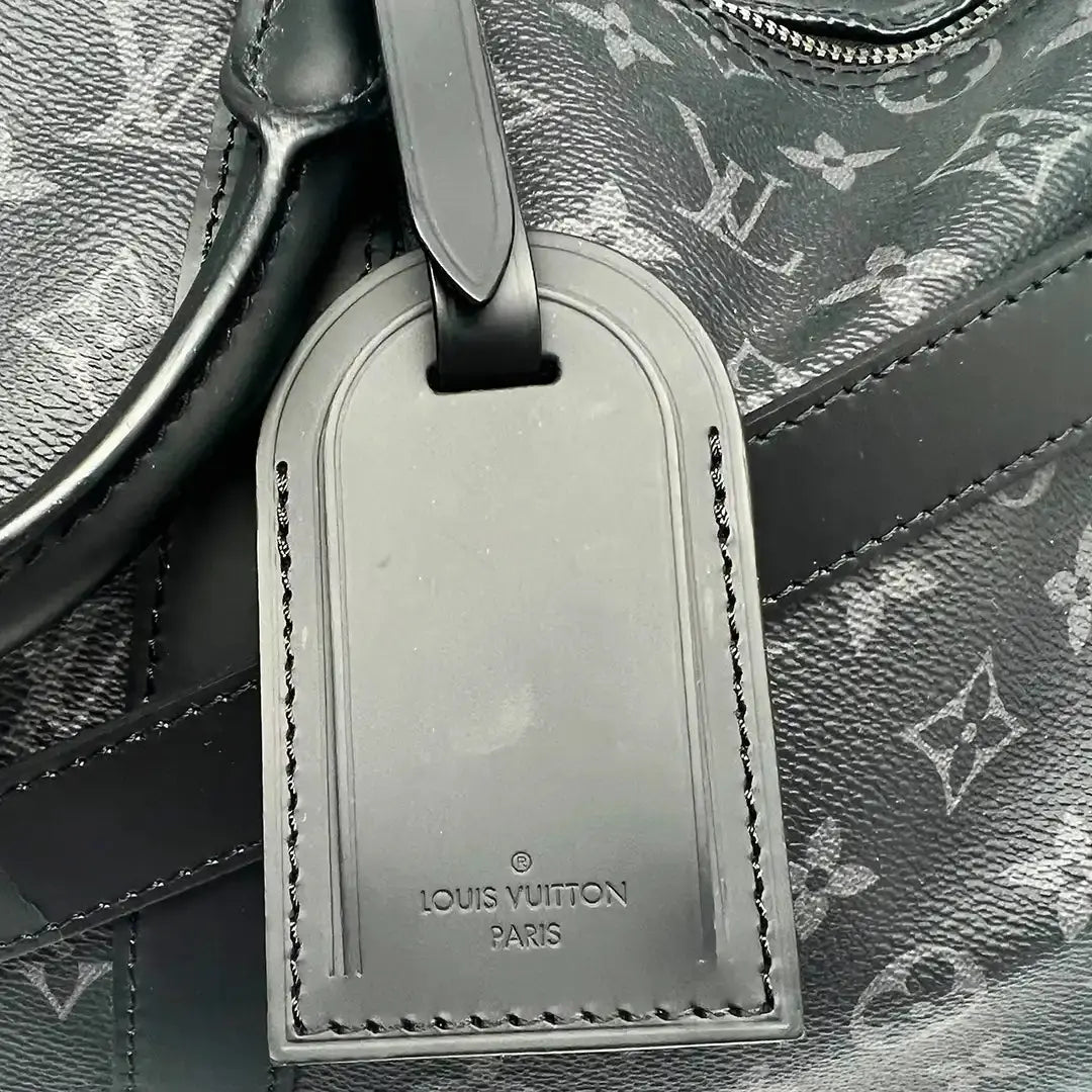 Louis Vuitton Keepall 45 mit Schulterriemen Monogram Eclipse / sehr gut Louis Vuitton