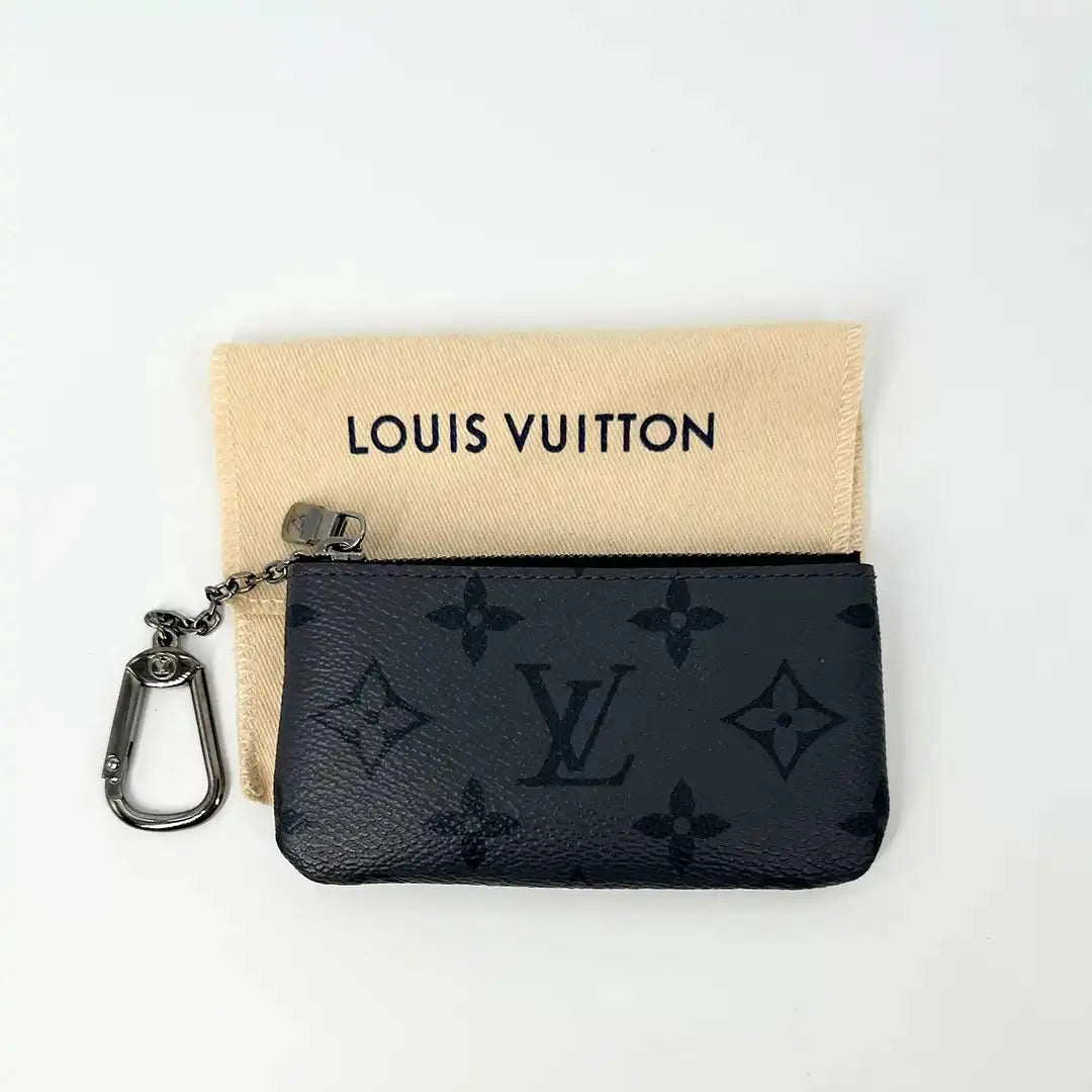 Louis Vuitton Key Pouch Monogram Eclipse M80905 / sehr gut Louis Vuitton