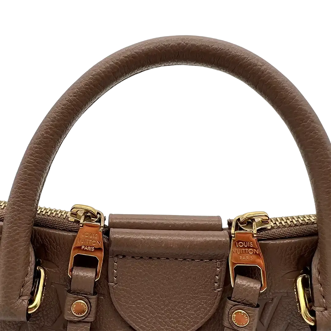 Louis Vuitton Mazarine PM Empreinte Leder taupe/braun Louis Vuitton