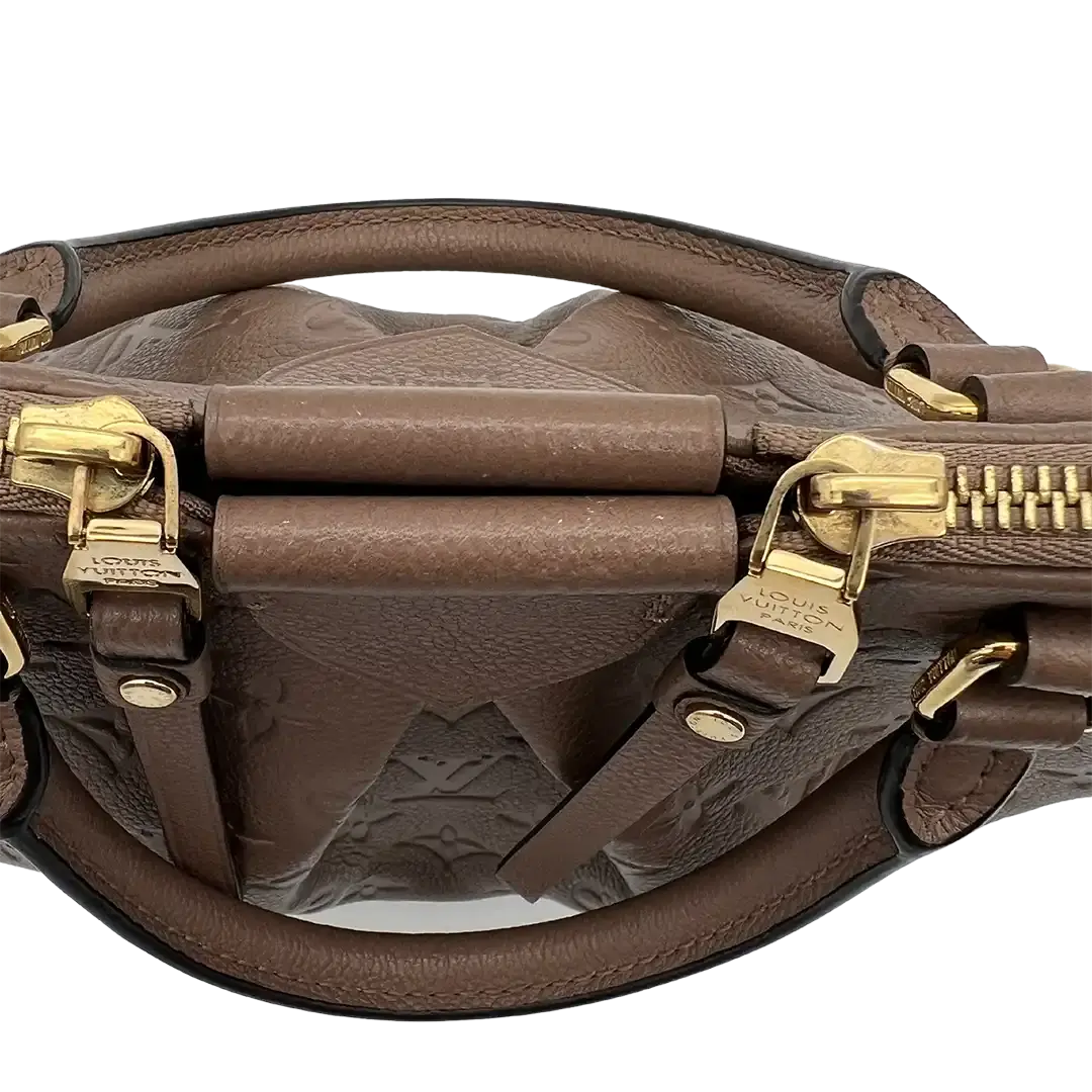 Louis Vuitton Mazarine PM Empreinte Leder taupe/braun Louis Vuitton