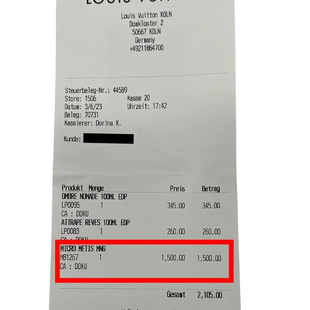 Louis Vuitton Micro Métis Monogram Canvas / neu Fullset Echtheitscheck