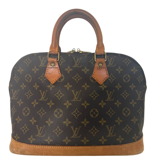 Louis Vuitton Monogram Alma PM Braun / akzeptabel Louis Vuitton