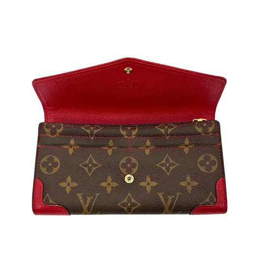 Louis Vuitton Monogramm Retiro Portefeuille Sarah Geldbörse M61184 / sehr gut Louis Vuitton