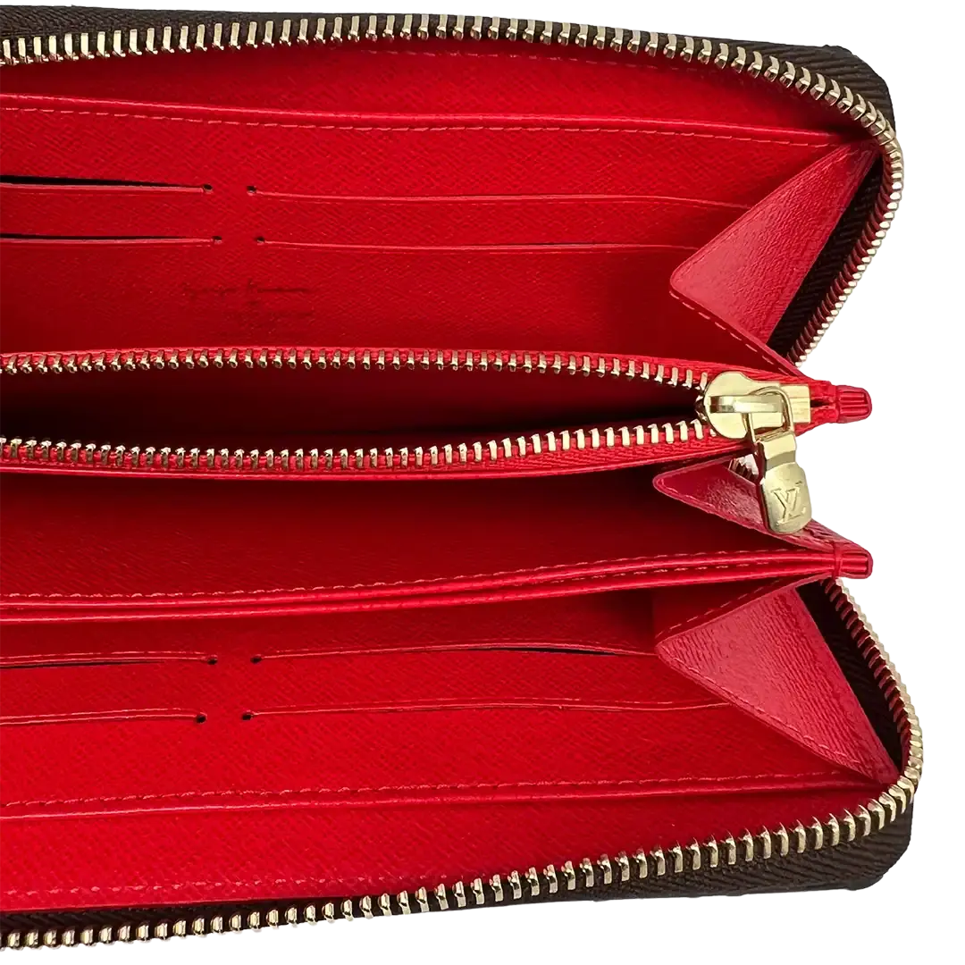 Louis Vuitton Monogramm Yayoi Kusama Dots Zippy Geldbörse Rot M60450 / ungetragen Louis Vuitton