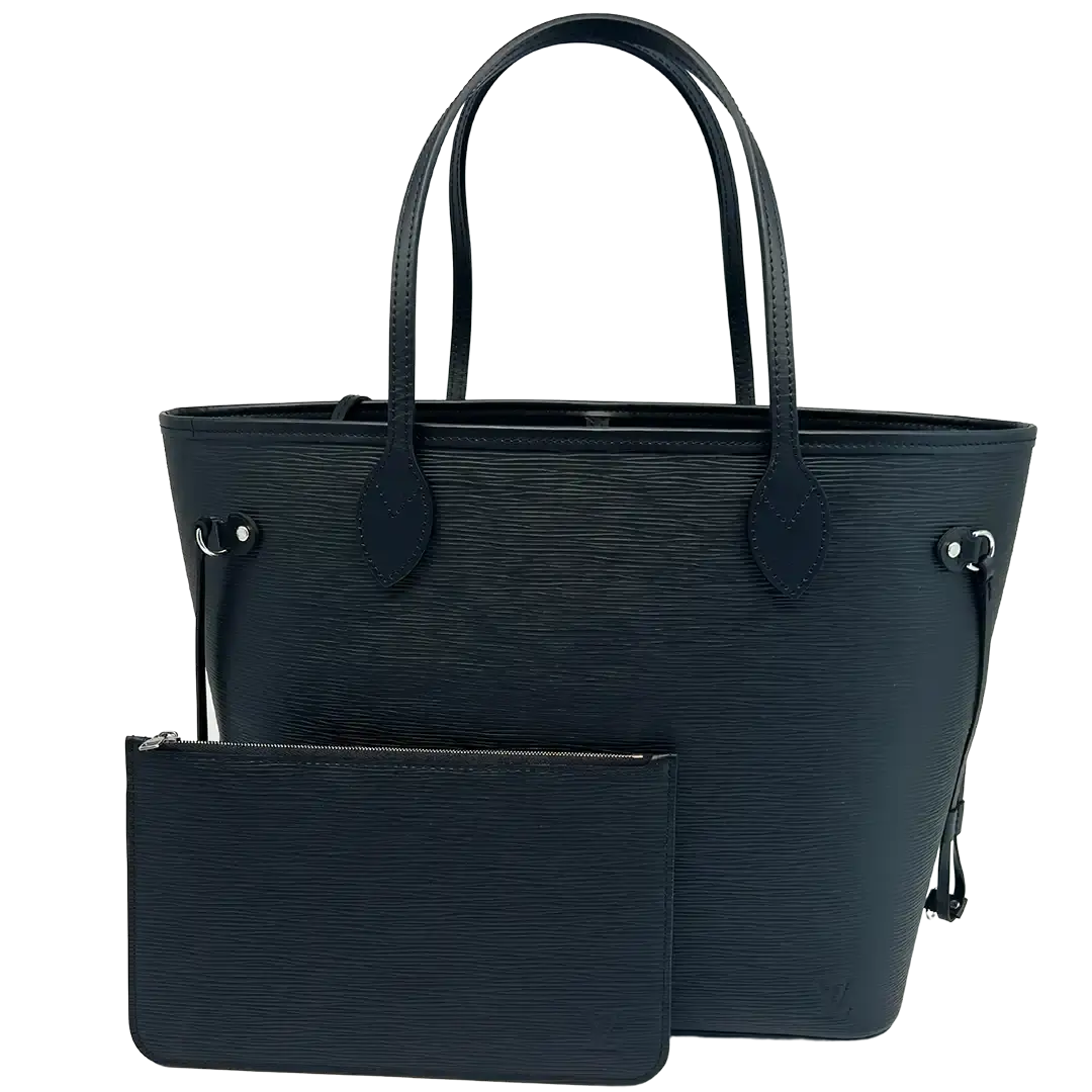 Louis Vuitton Neverfull EPI Leder schwarz inkl. Pochette Louis Vuitton