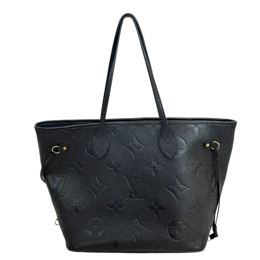 Louis Vuitton Neverfull MM Empreinte Leder schwarz M45685 / sehr gut Louis Vuitton