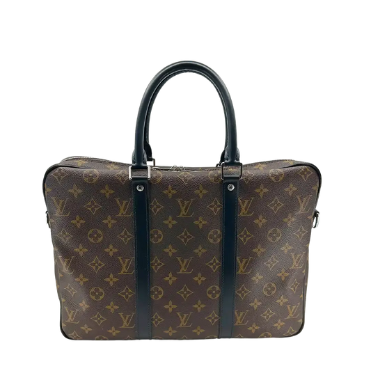 Louis Vuitton Porte Documents Voyage PM braun M52005 / sehr gut Louis Vuitton