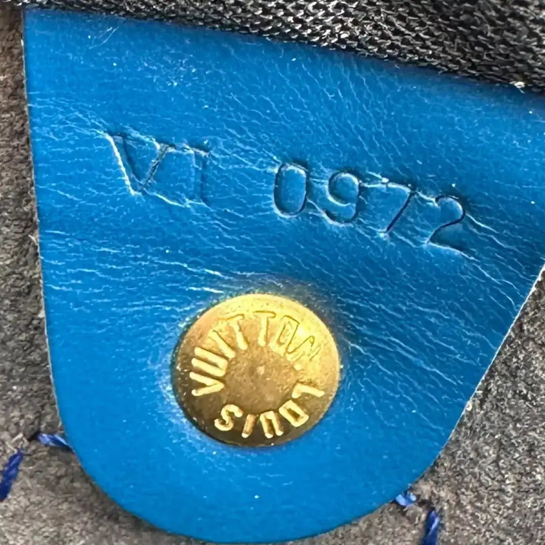 Louis Vuitton Speedy 25 Epi Leder Toledo blau / akzeptabel Louis Vuitton