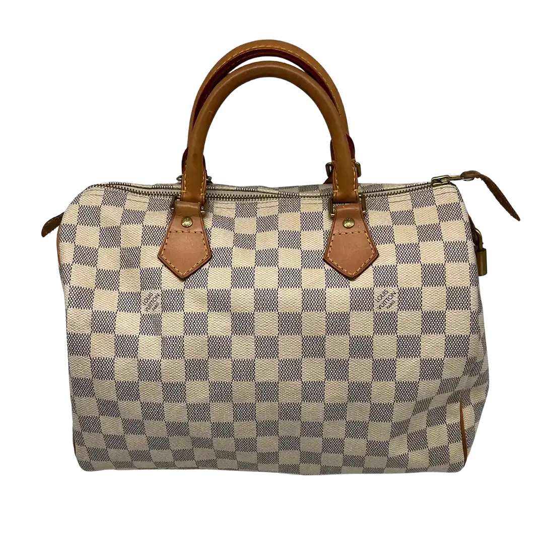 Louis Vuitton Speedy 25 Damier Azur 2011 Akzeptabel Louis Vuitton
