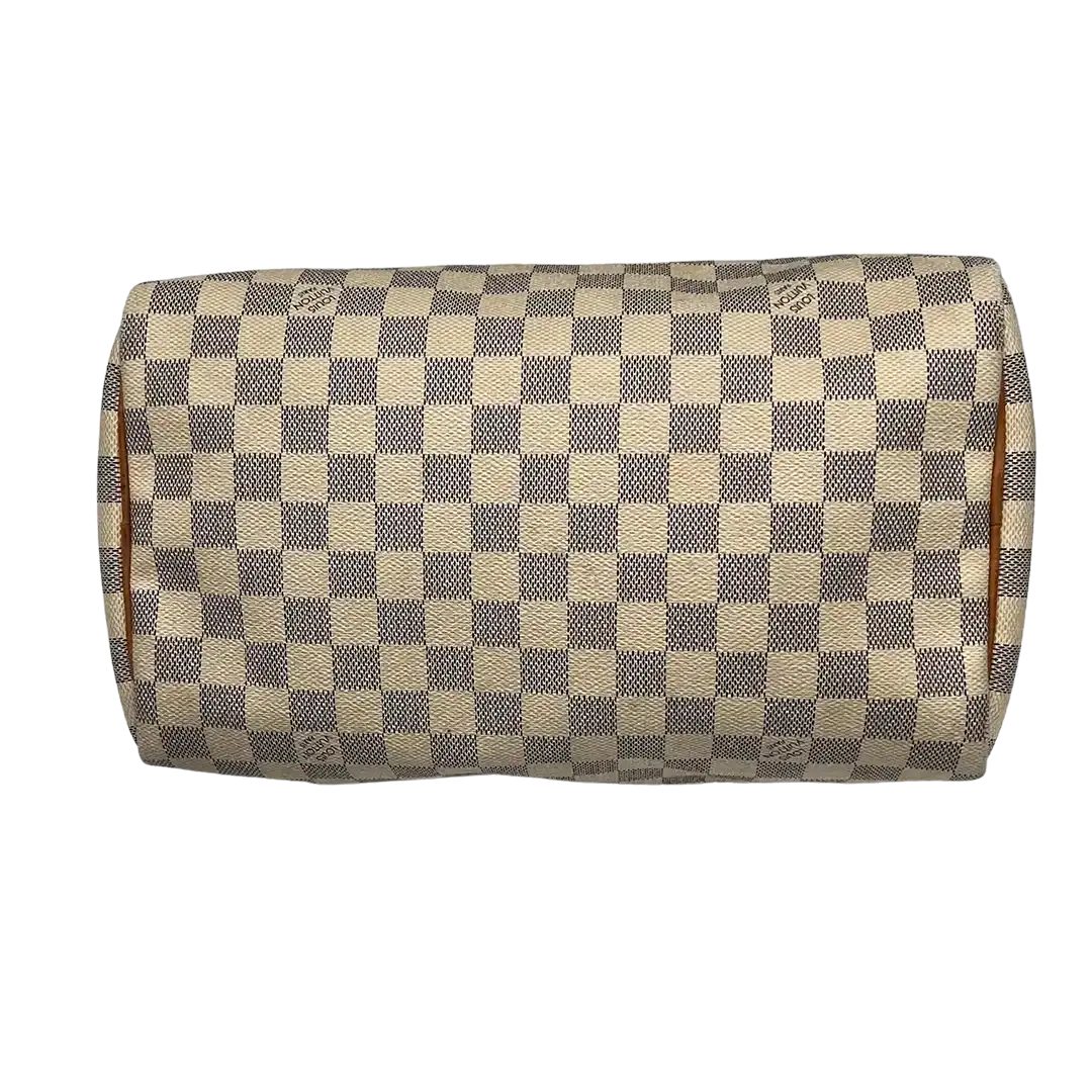 Louis Vuitton Speedy 25 Damier Azur 2011 Akzeptabel Louis Vuitton