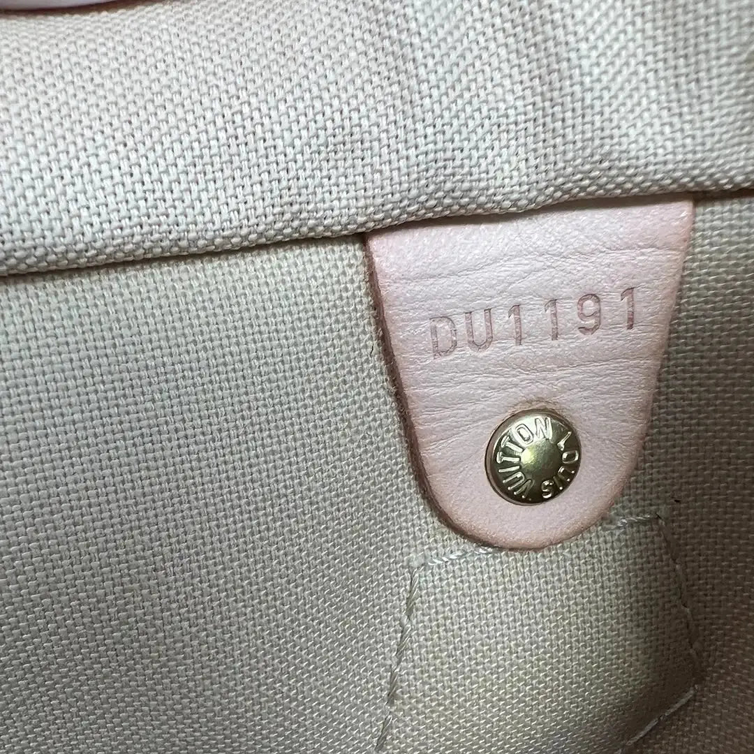Louis Vuitton Speedy 25 Damier Azur 2011 Akzeptabel Louis Vuitton