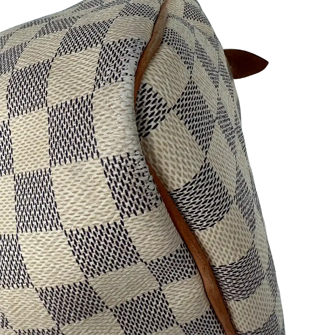 Louis Vuitton Speedy 25 Damier Azur 2011 Akzeptabel Louis Vuitton