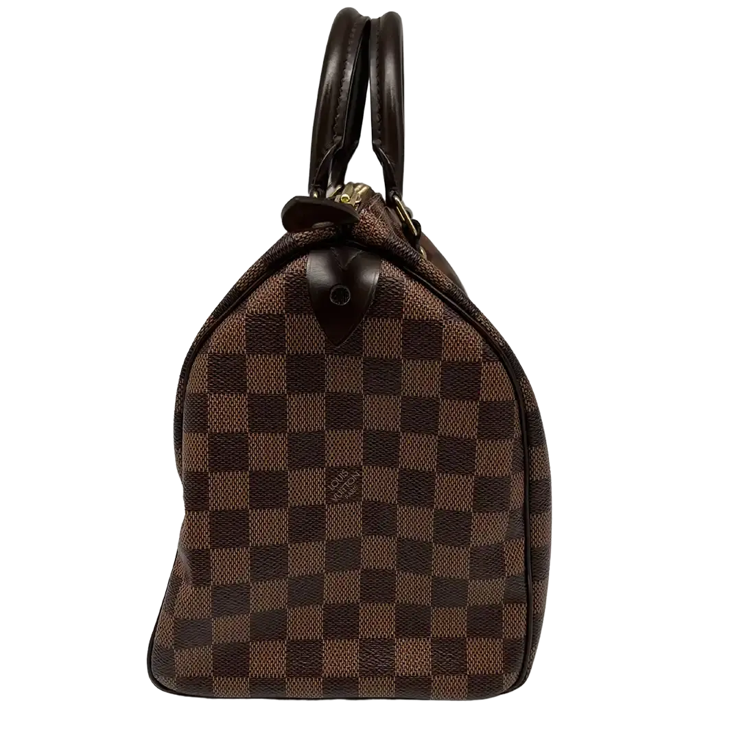 Louis Vuitton Speedy 30 Damier Ebene Canvas Tasche / sehr gut Echtheitscheck