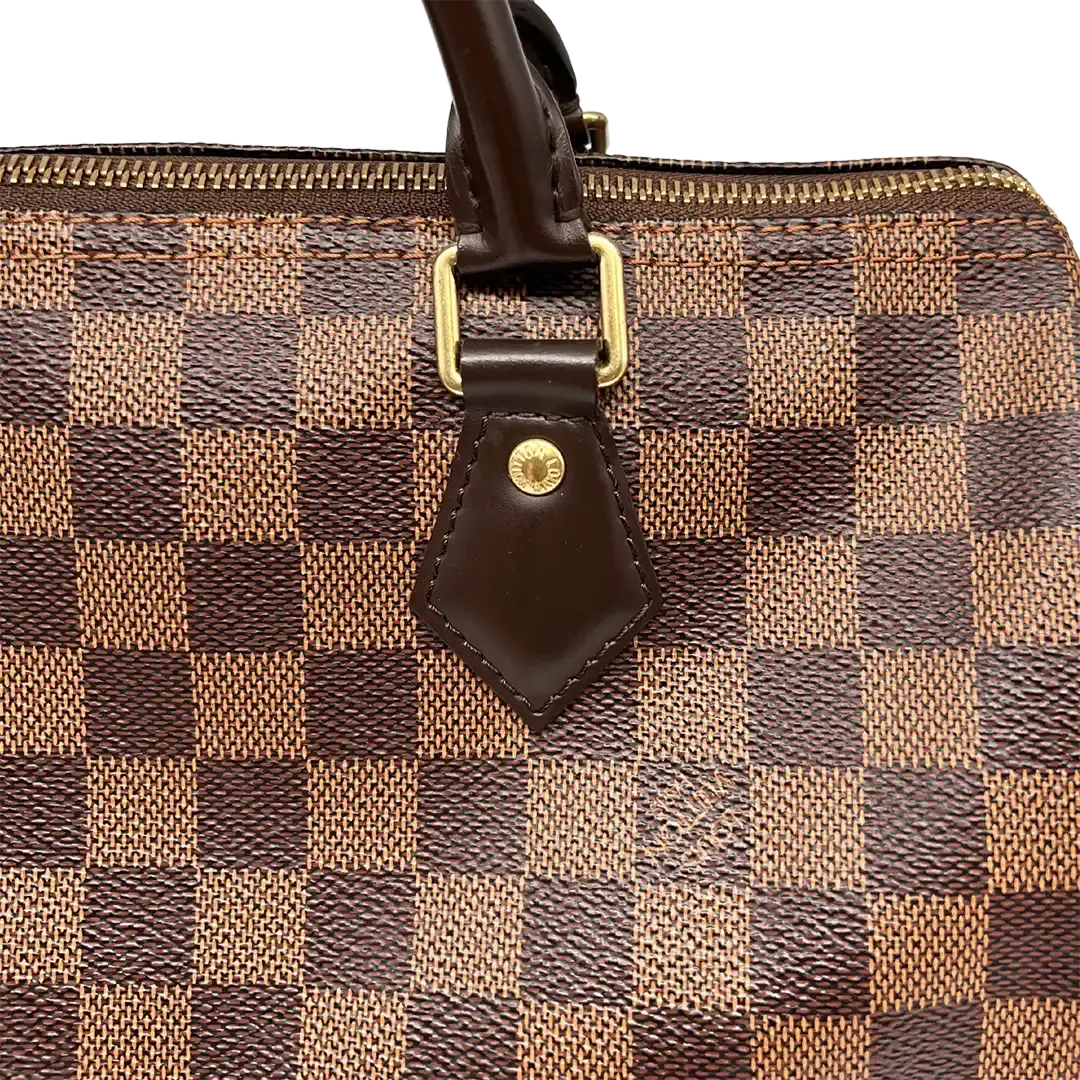 Louis Vuitton Speedy 30 Damier Ebene Canvas Tasche / sehr gut Echtheitscheck