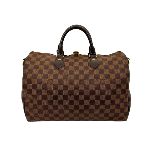 Louis Vuitton Speedy 35 Damier Ebene Bandouliere N41366 / akzeptabel Louis Vuitton