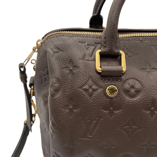 Louis Vuitton Speedy Bandouliere 25 Leder Empreinte Braun Echtheitscheck