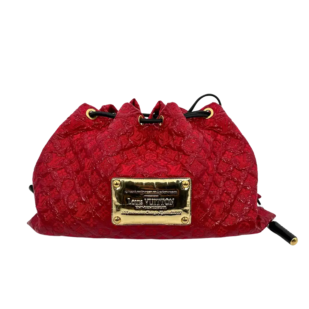 Monogram Louis Vuitton Tasche Rot Leder Louis Vuitton Tasche Reade