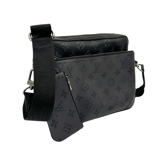 Louis Vuitton Trio Messenger Bag Monogram Eclipse M69443 Fullset / sehr gut Louis Vuitton
