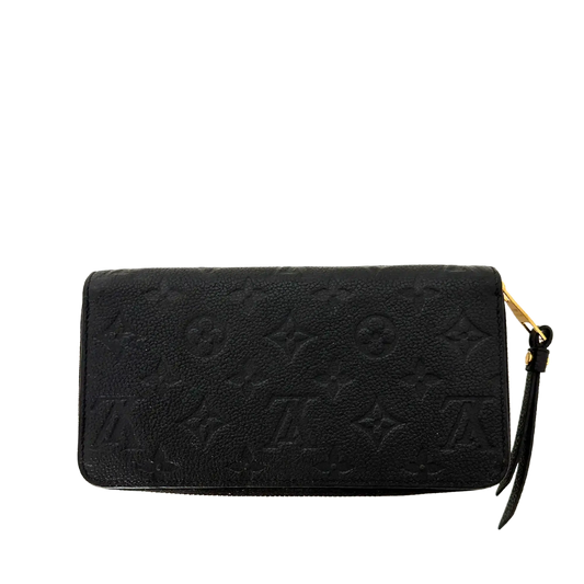Louis Vuitton Zippy Geldbörse Zippy Monogram Empreinte noir M61864 / sehr gut Louis Vuitton