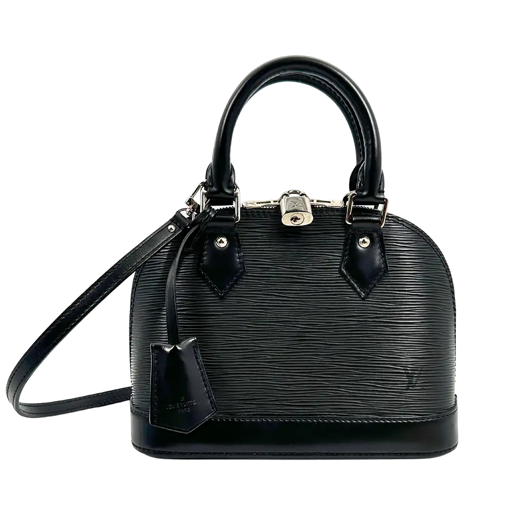 Louis Vuitton Alma BB Epi Leder schwarz / sehr gut Louis Vuitton