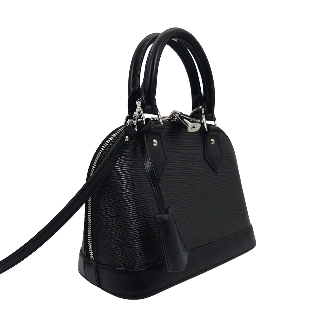 Louis Vuitton Alma BB Epi Leder schwarz / sehr gut Louis Vuitton