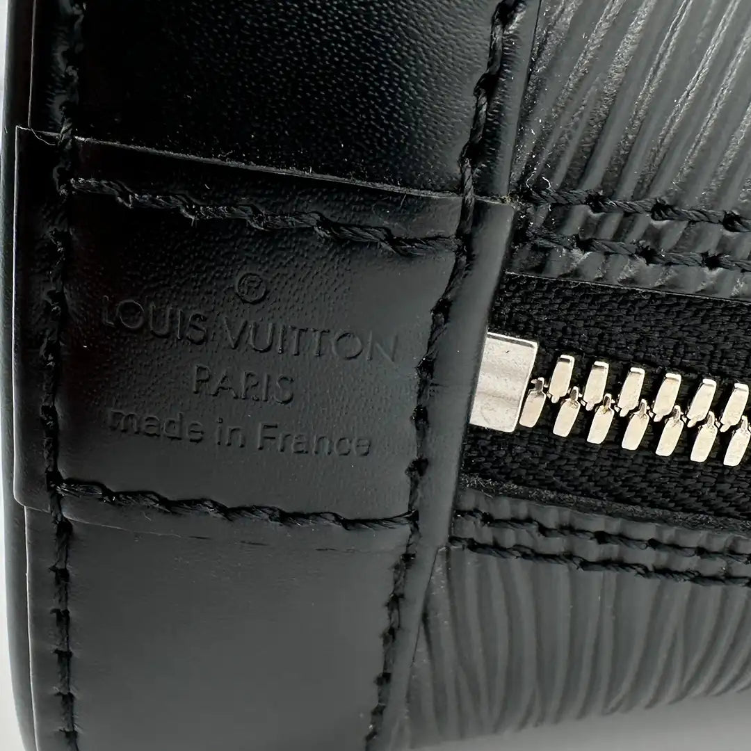 Louis Vuitton Alma BB Epi Leder schwarz / sehr gut Louis Vuitton
