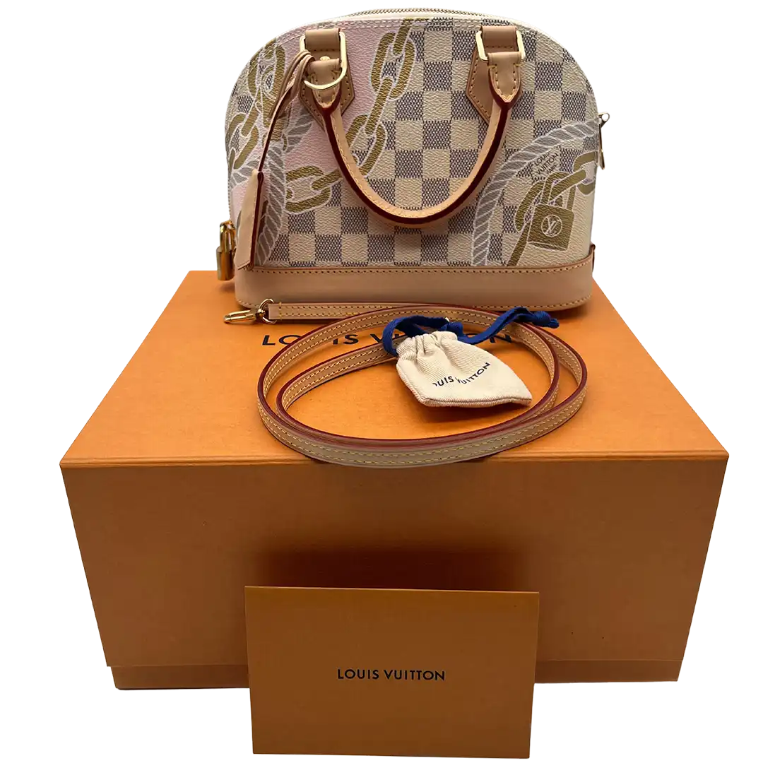 Louis Vuitton Alma BB Nautical Damier Azur N40472 Fullset / ungetragen Louis Vuitton