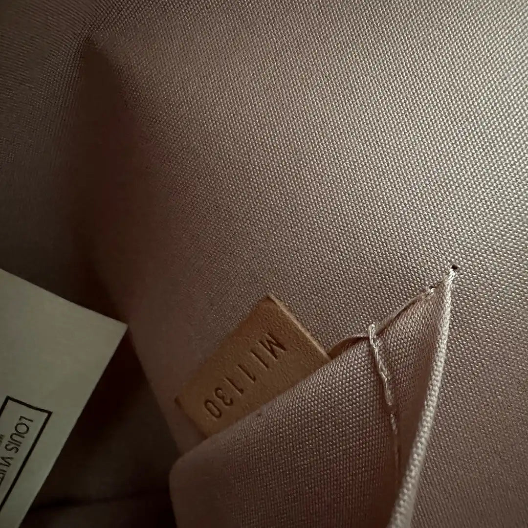 Louis Vuitton Alma GM Vernis Leder beige / neuwertig Louis Vuitton