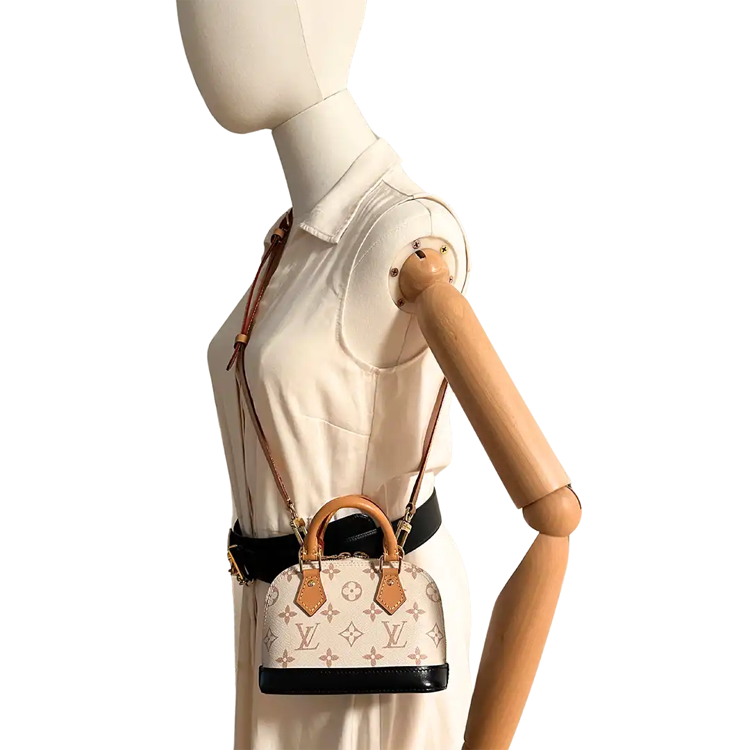 Louis Vuitton Nano Alma Monogram Dune M46895 Fullset / sehr gut Louis Vuitton