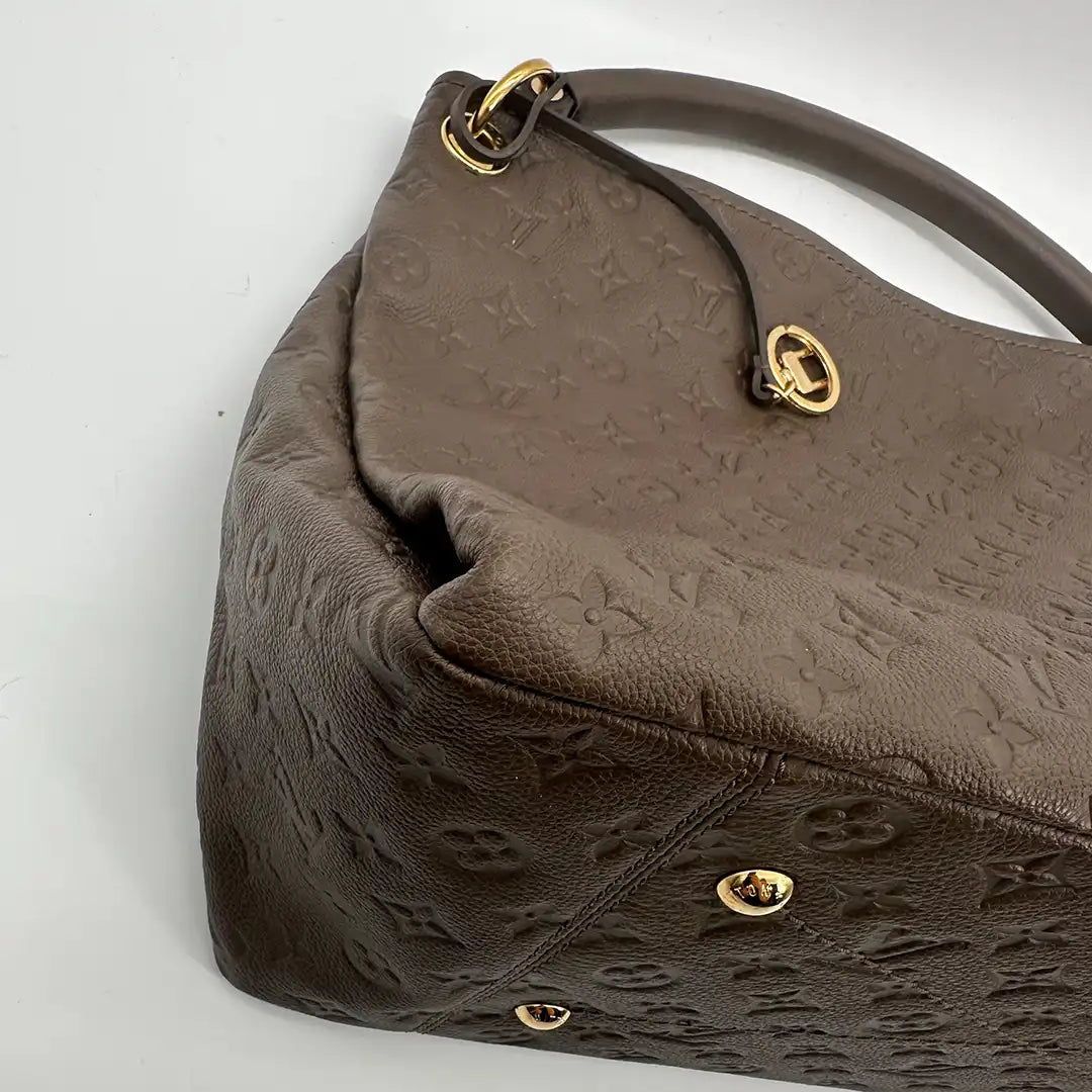Louis Vuitton Artsy MM Empreinte Leder braun / neuwertig