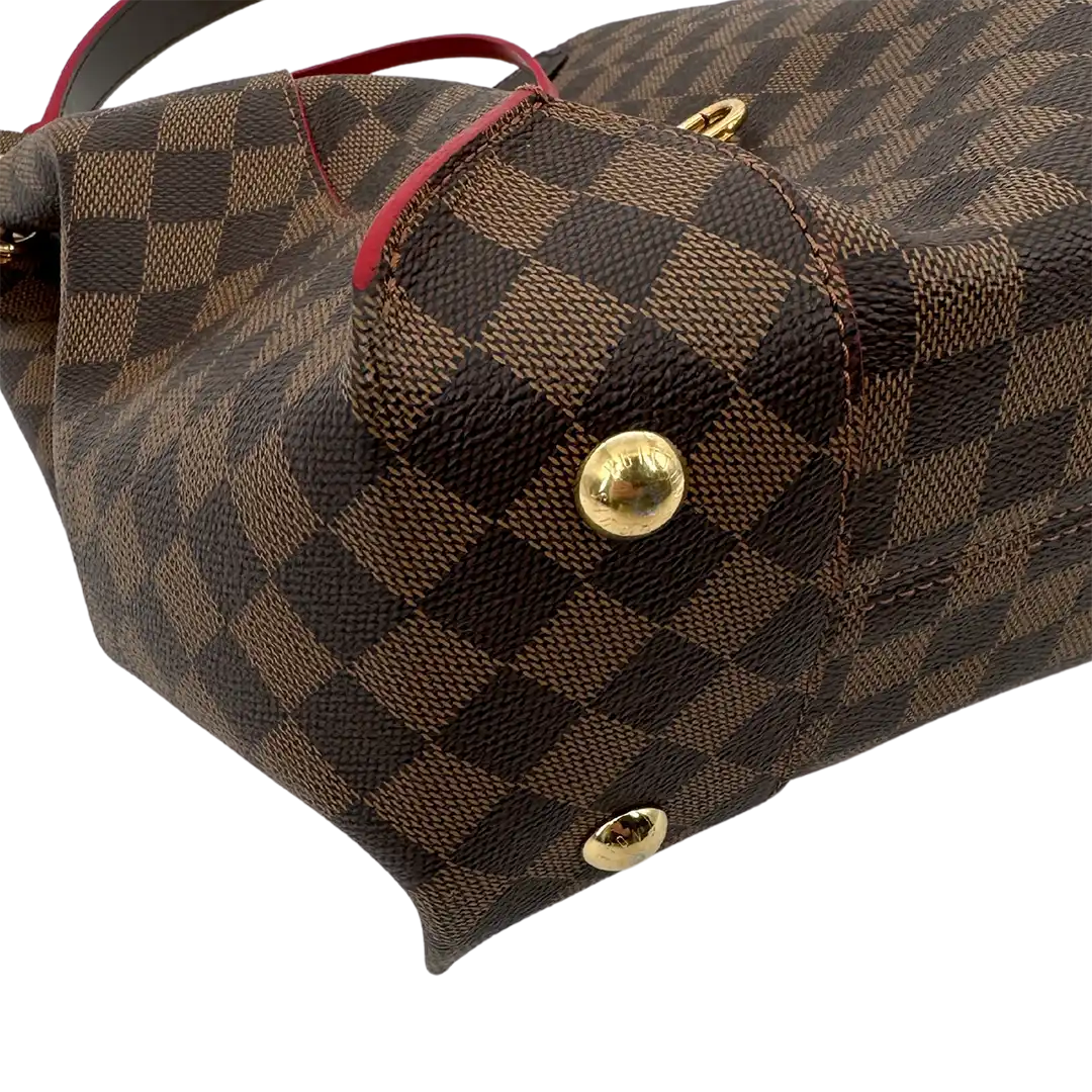Louis Vuitton Caissa Hobo Damier Ebene Canvas Cerise Handtasche / sehr gut Louis Vuitton
