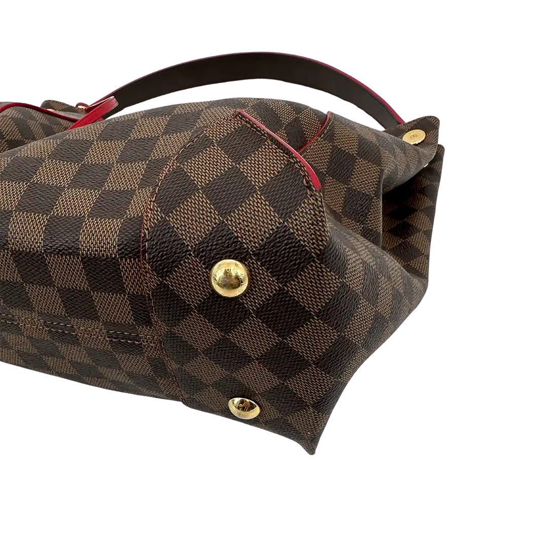 Louis Vuitton Caissa Hobo Damier Ebene Canvas Cerise Handtasche / sehr gut Louis Vuitton