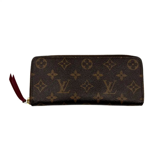 Louis Vuitton Clémence Geldbörse Monogram Canvas Fuchsia M60742 / sehr gut Louis Vuitton