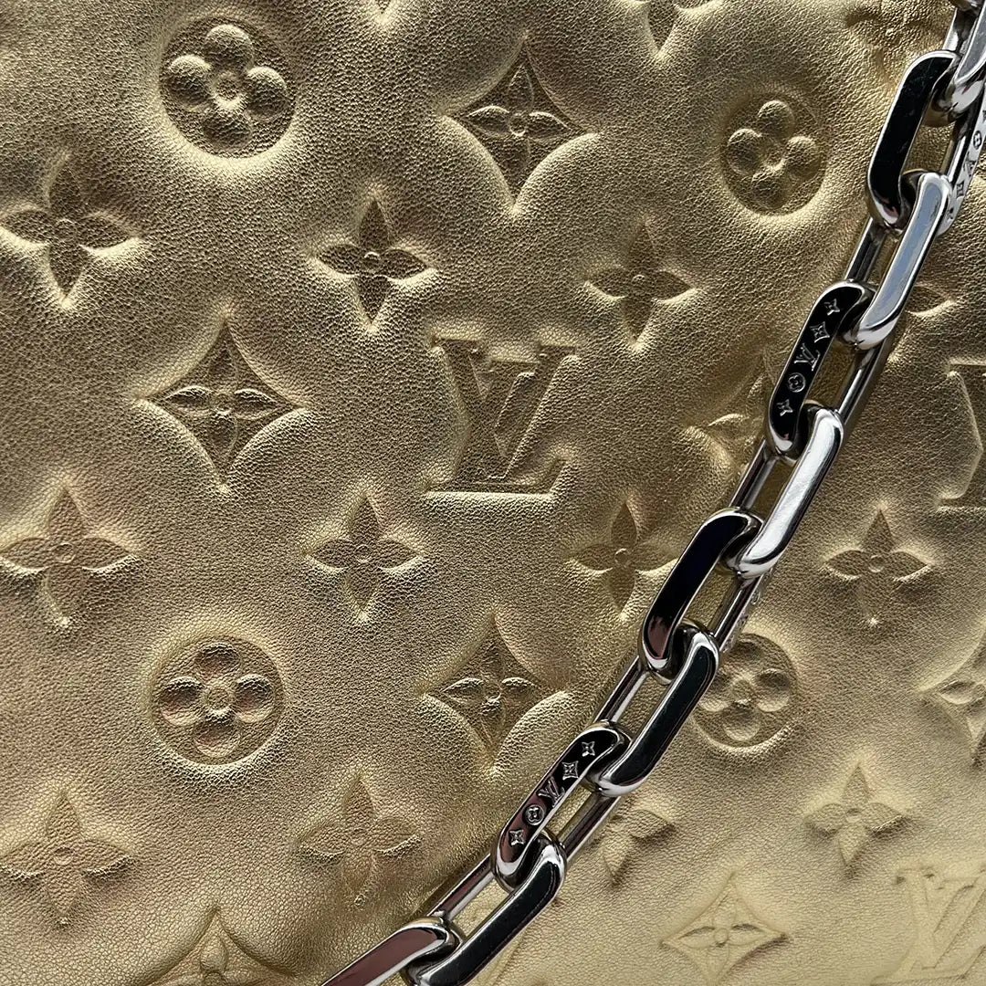 Louis Vuitton Coussin PM Gold Lammleder / gut Louis Vuitton