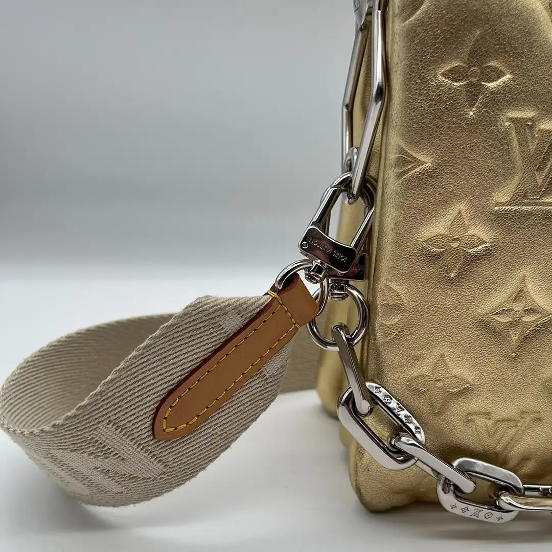 Louis Vuitton Coussin PM Gold Lammleder / gut Louis Vuitton