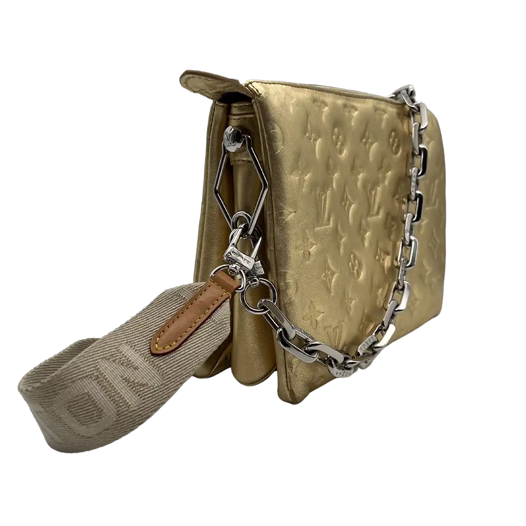Louis Vuitton Coussin PM Gold Lammleder / gut Louis Vuitton
