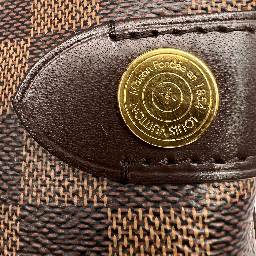 Louis Vuitton Duomo Damier Ebene Messenger Tasche braun / sehr gut Louis Vuitton