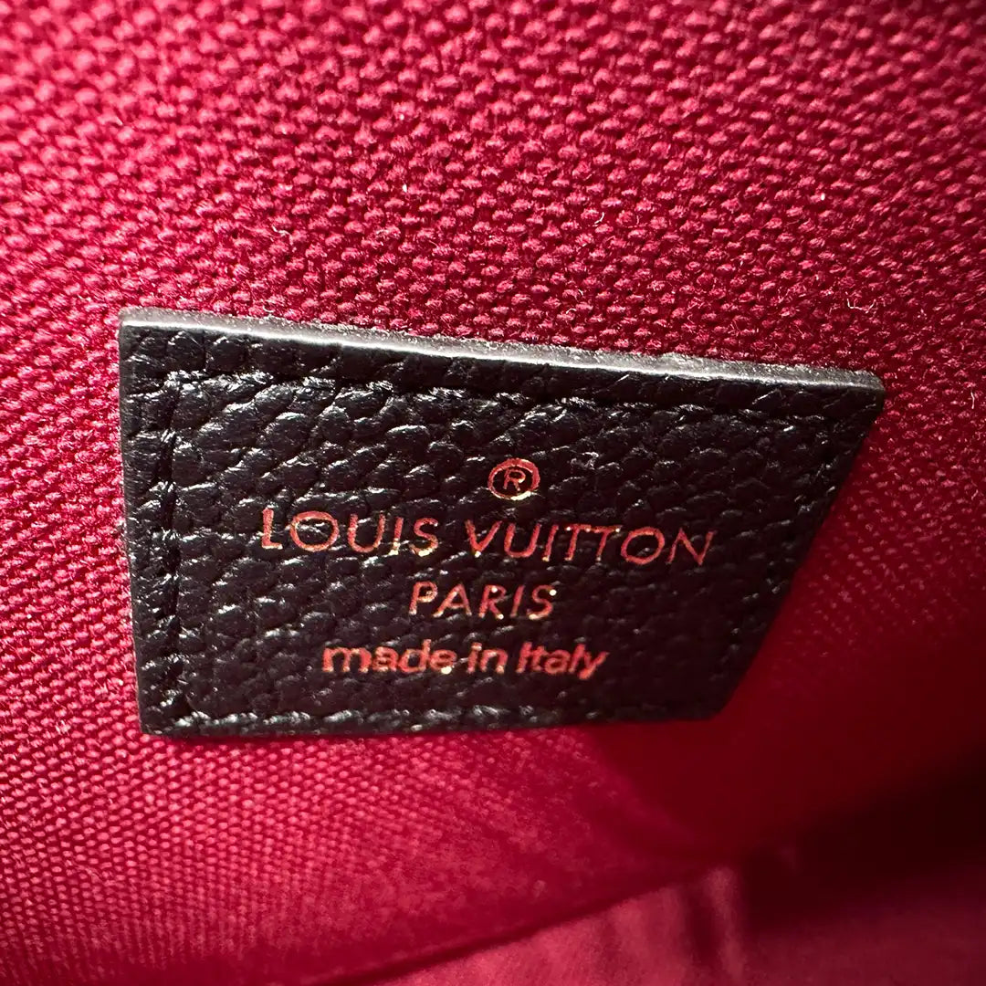 Louis Vuitton Félicie Pochette Monogram Empreinte Leder Bicolor M80482 Fullset / sehr gut Louis Vuitton