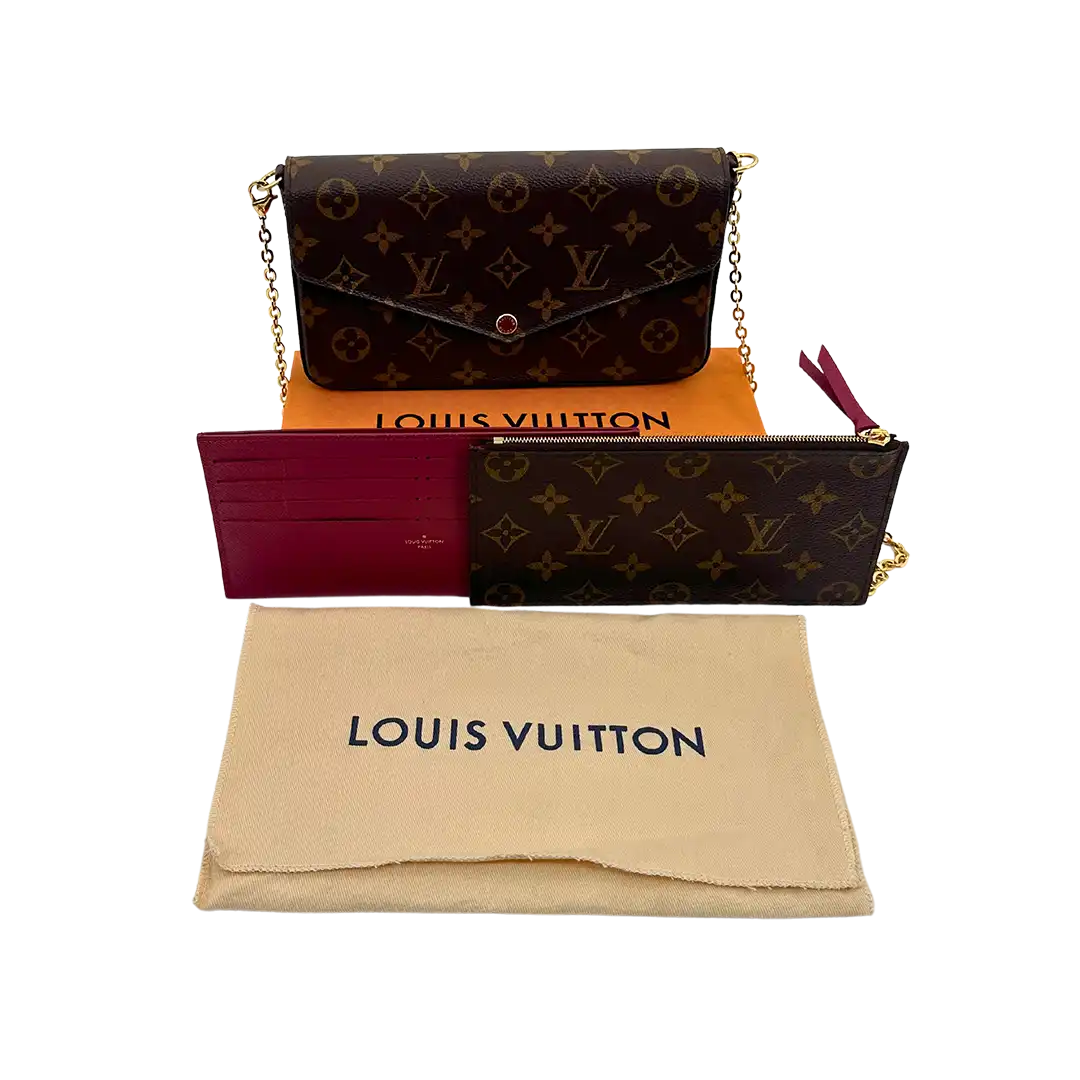 Louis Vuitton Félicie Pochette Monogram Canvas M81896 / sehr gut Louis Vuitton