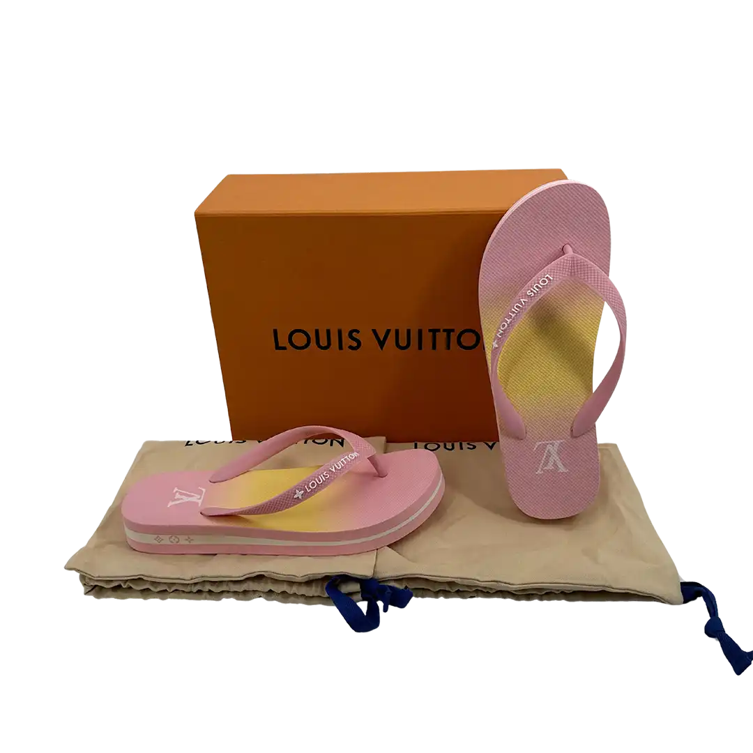 Louis Vuitton by the Pool Sunbath Flip Flops pink Größe 38 / ungetragen Louis Vuitton