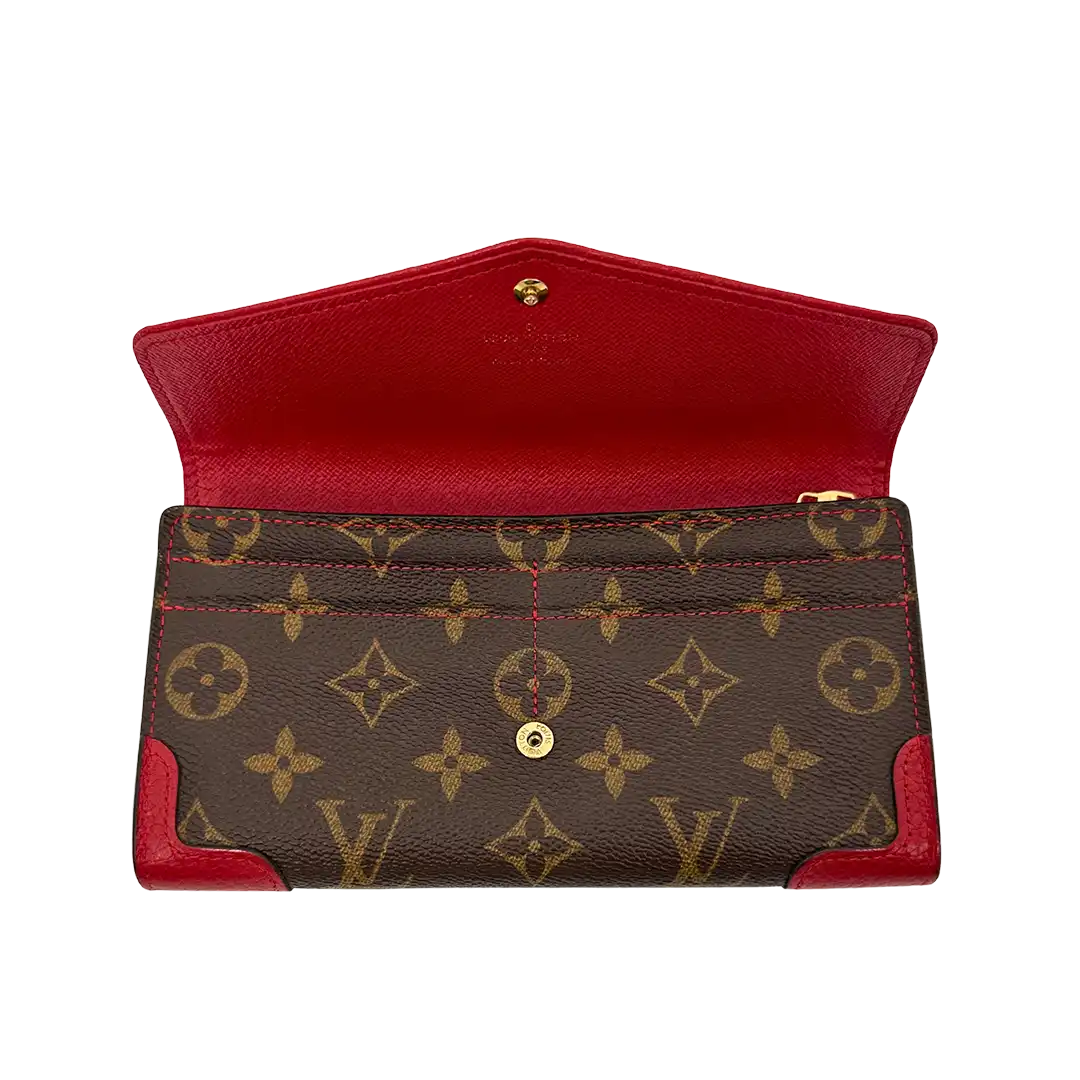 Louis Vuitton Monogramm Retiro Portefeuille Sarah Geldbörse M61184 / sehr gut Louis Vuitton