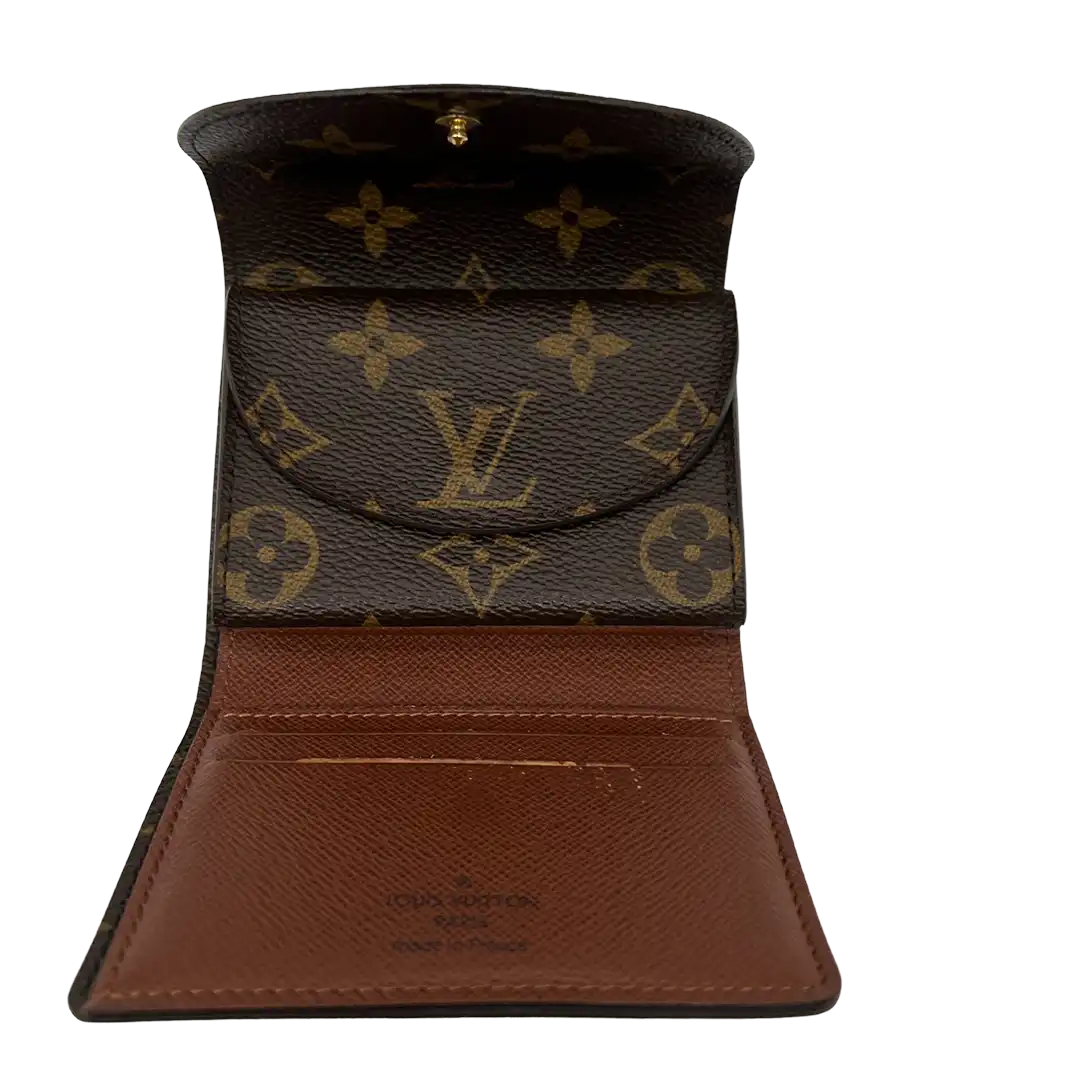 Louis Vuitton Portefeuille Helene Geldbörse Monogram Canvas / gut - Echtheitscheck