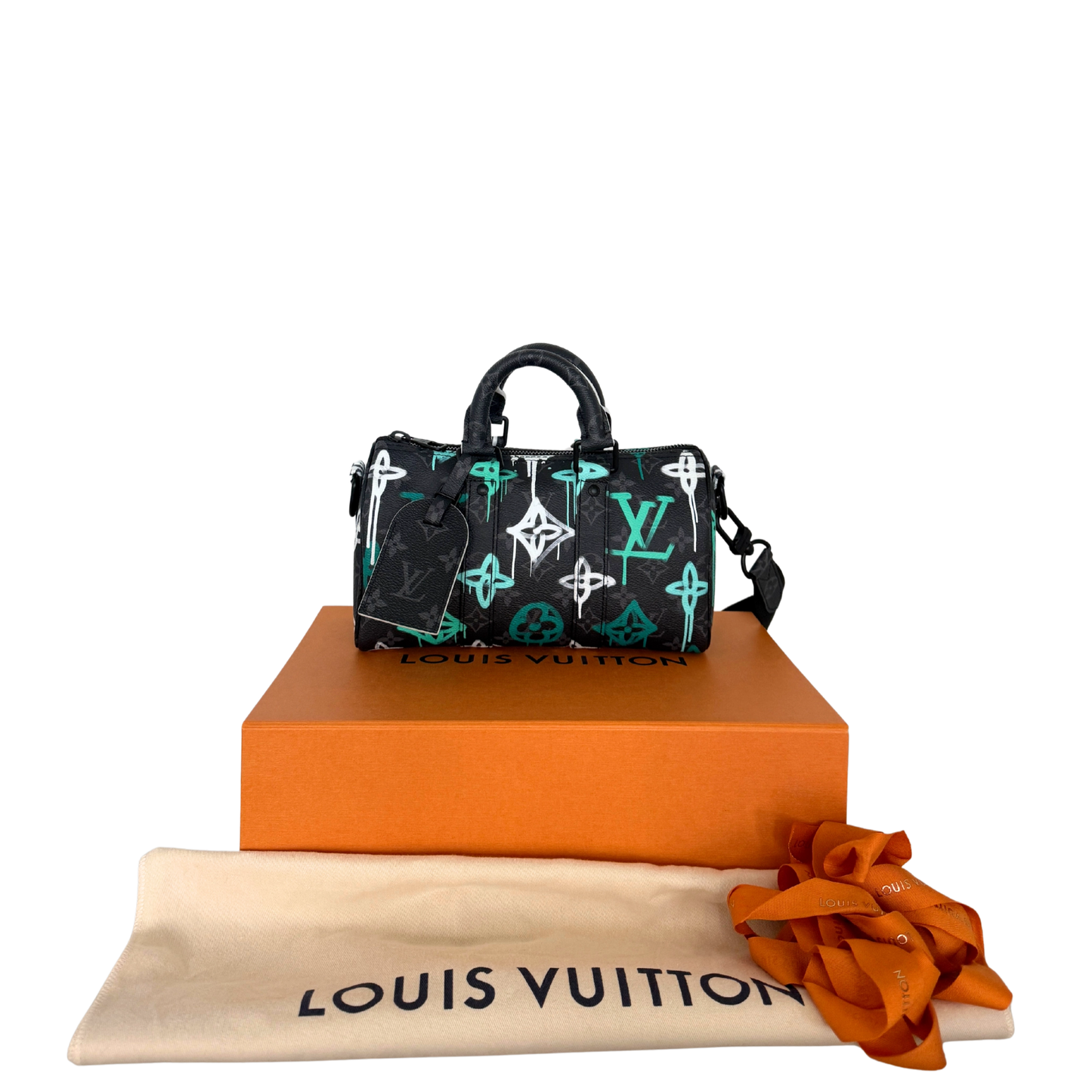 Louis Vuitton Keepall Bandoulière 25 LV Graffiti Multicolor M21399 Fullset / neuwertig Louis Vuitton
