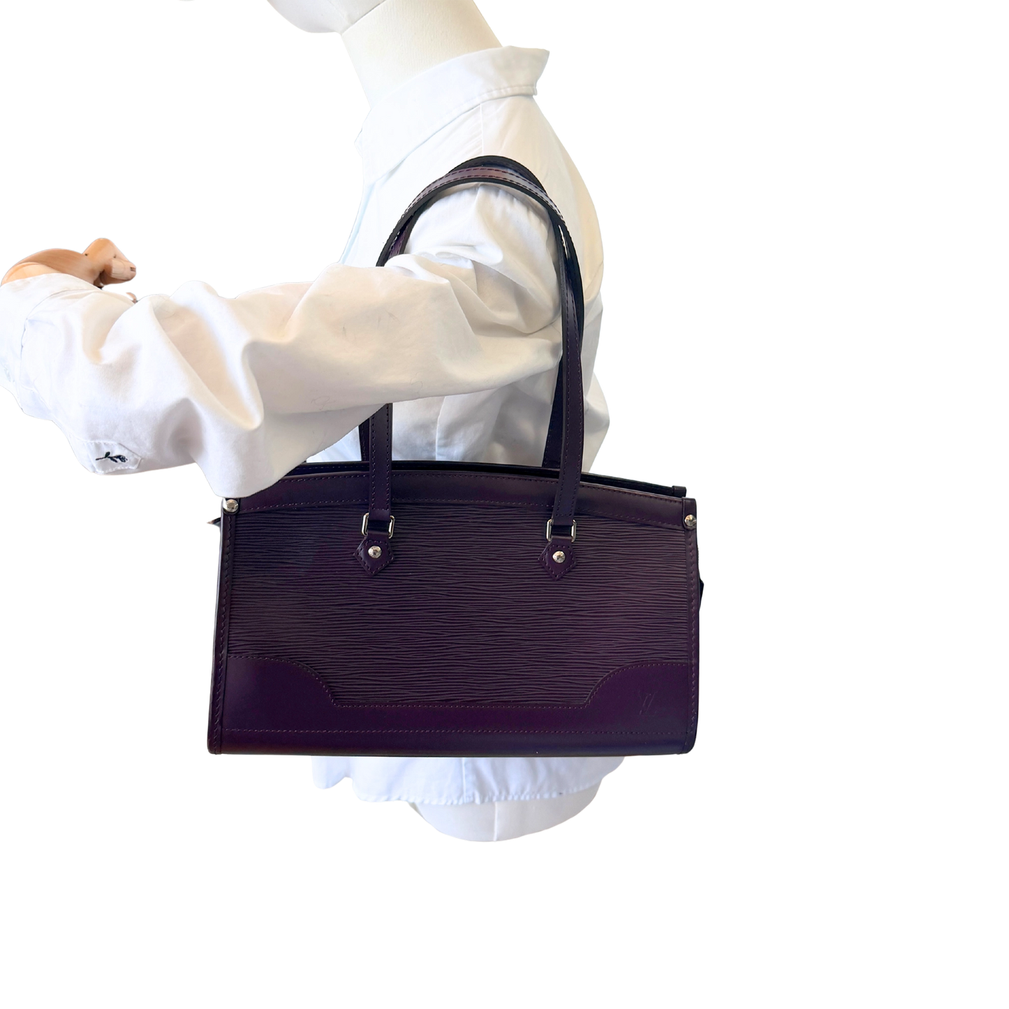 Louis Vuitton Madeleine Bag Epi Purple / sehr gut Echtheitscheck