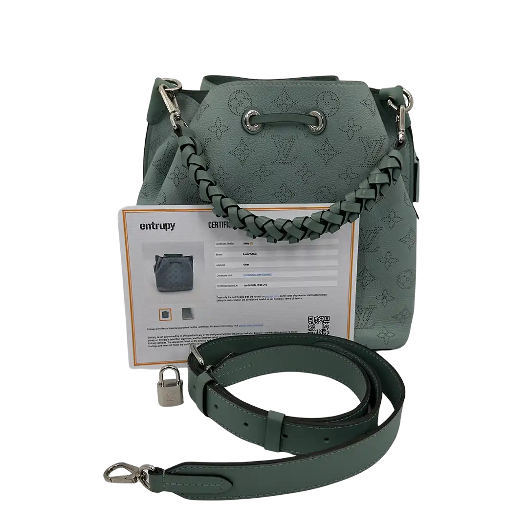 Louis Vuitton Mahina Monogram Muria Vert Lagon selten / sehr gut Louis Vuitton