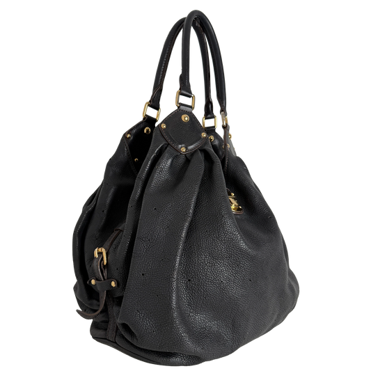 Louis Vuitton Mahina XL Leder schwarz / sehr gut Louis Vuitton
