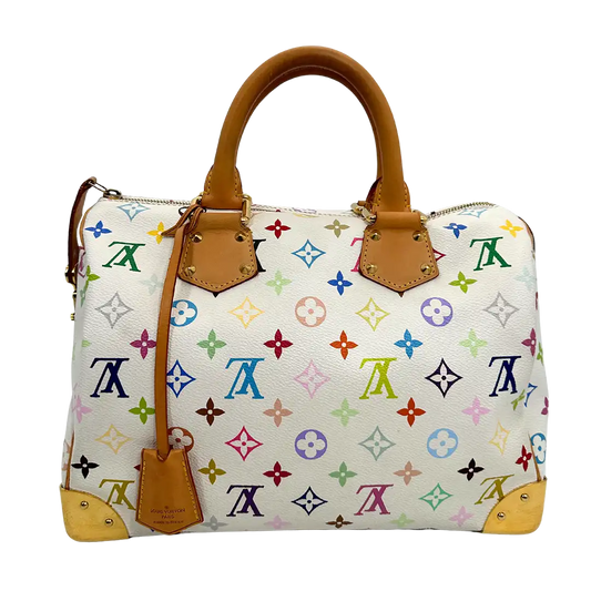 Louis Vuitton Speedy 30 Multicolor Tasche M92643 Fullset / gut Echtheitscheck