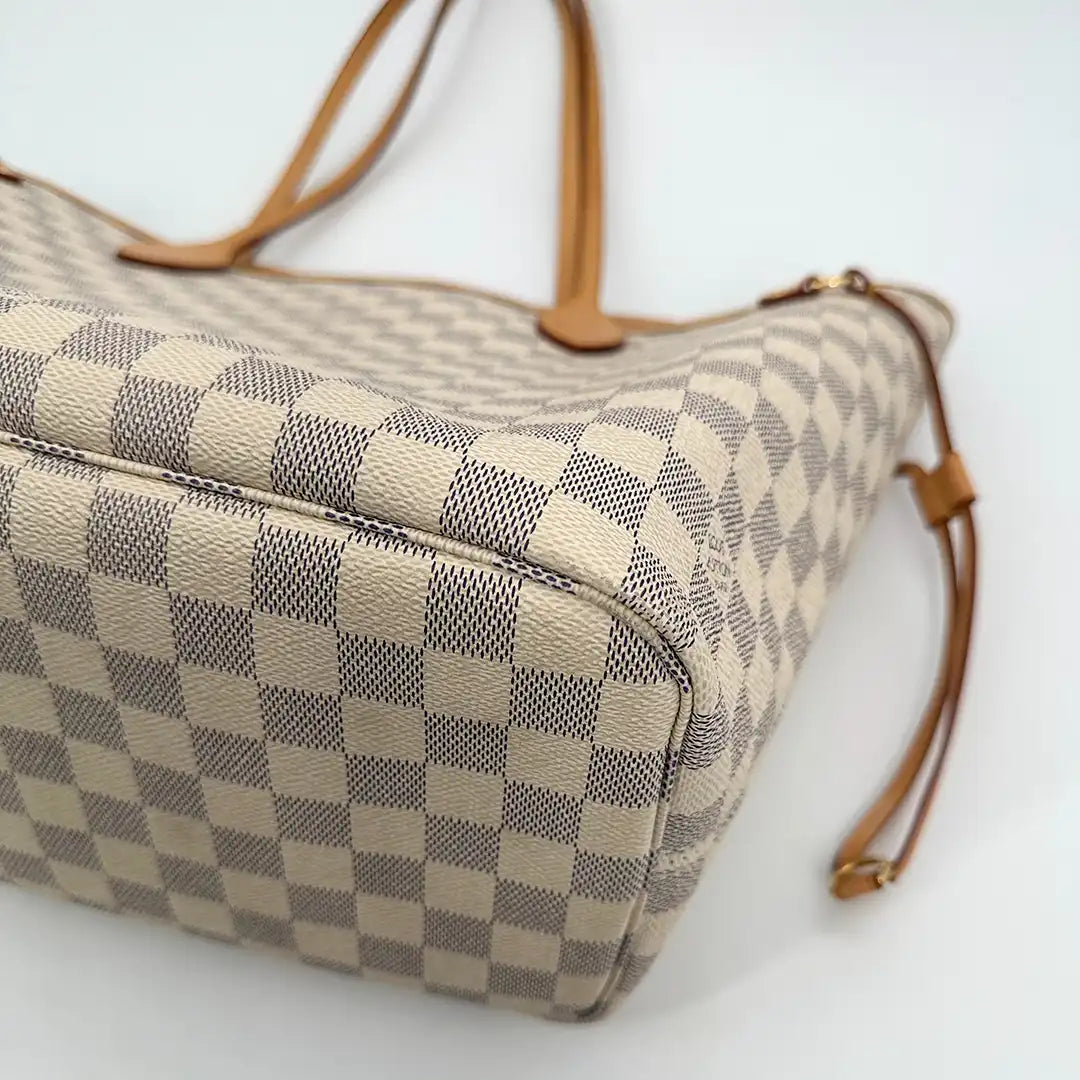 Louis Vuitton Neverfull MM Damier Azur 2018 / sehr gut Louis Vuitton