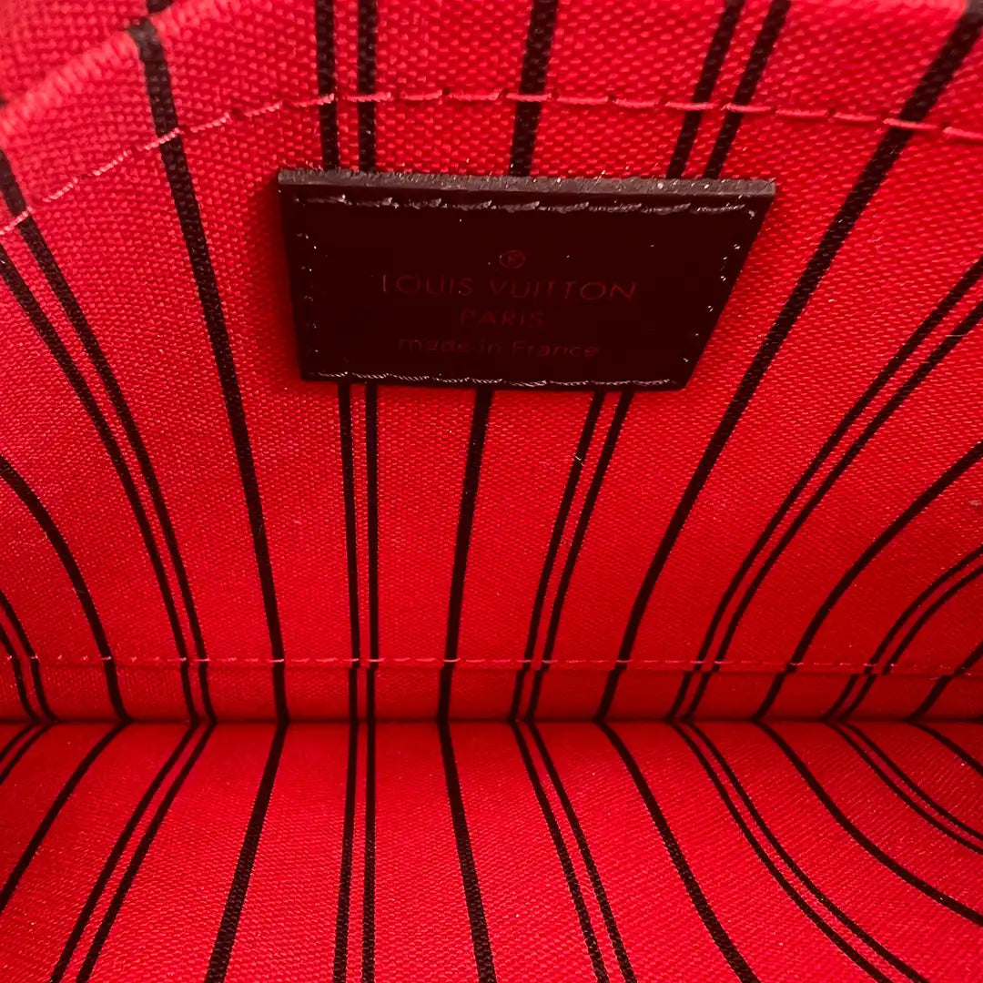 Louis Vuitton Neverfull MM N41358 Damier Ebene Canvas / sehr gut Louis Vuitton
